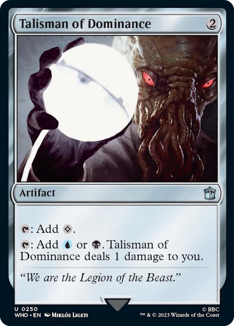 Talisman of Dominance [Doctor Who] | Gate City Games LLC