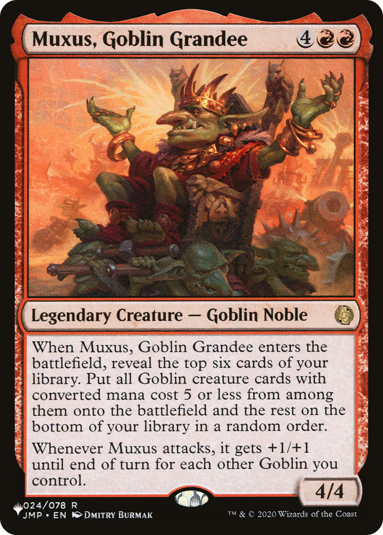 Muxus, Goblin Grandee [The List] | Gate City Games LLC