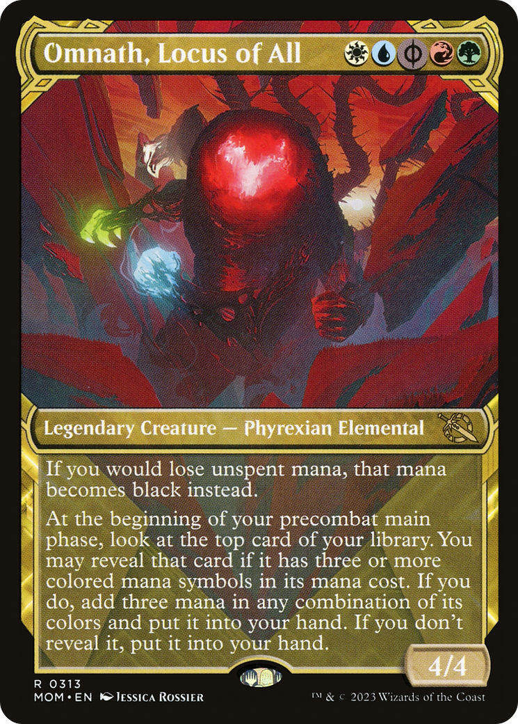 Omnath, Locus of All (Showcase Planar Booster Fun) [March of the Machine] | Gate City Games LLC