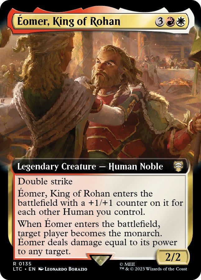 Eomer, King of Rohan (Extended Art) [The Lord of the Rings: Tales of Middle-Earth Commander] | Gate City Games LLC