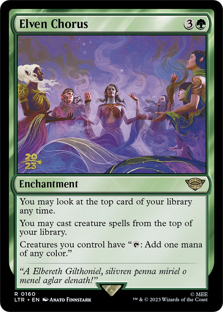 Elven Chorus [The Lord of the Rings: Tales of Middle-Earth Prerelease Promos] | Gate City Games LLC