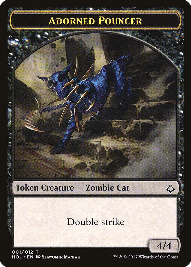 Adorned Pouncer Token [Hour of Devastation Tokens] | Gate City Games LLC