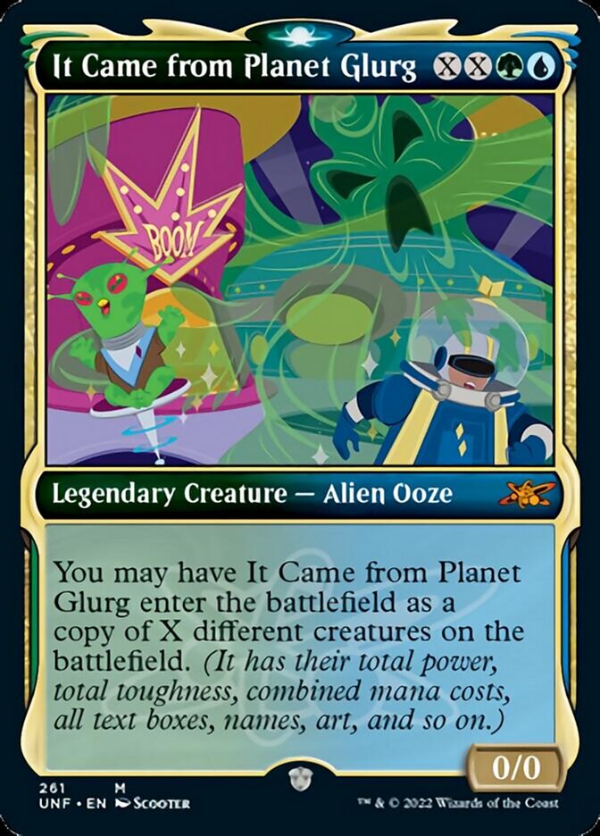It Came from Planet Glurg (Showcase) [Unfinity] | Gate City Games LLC