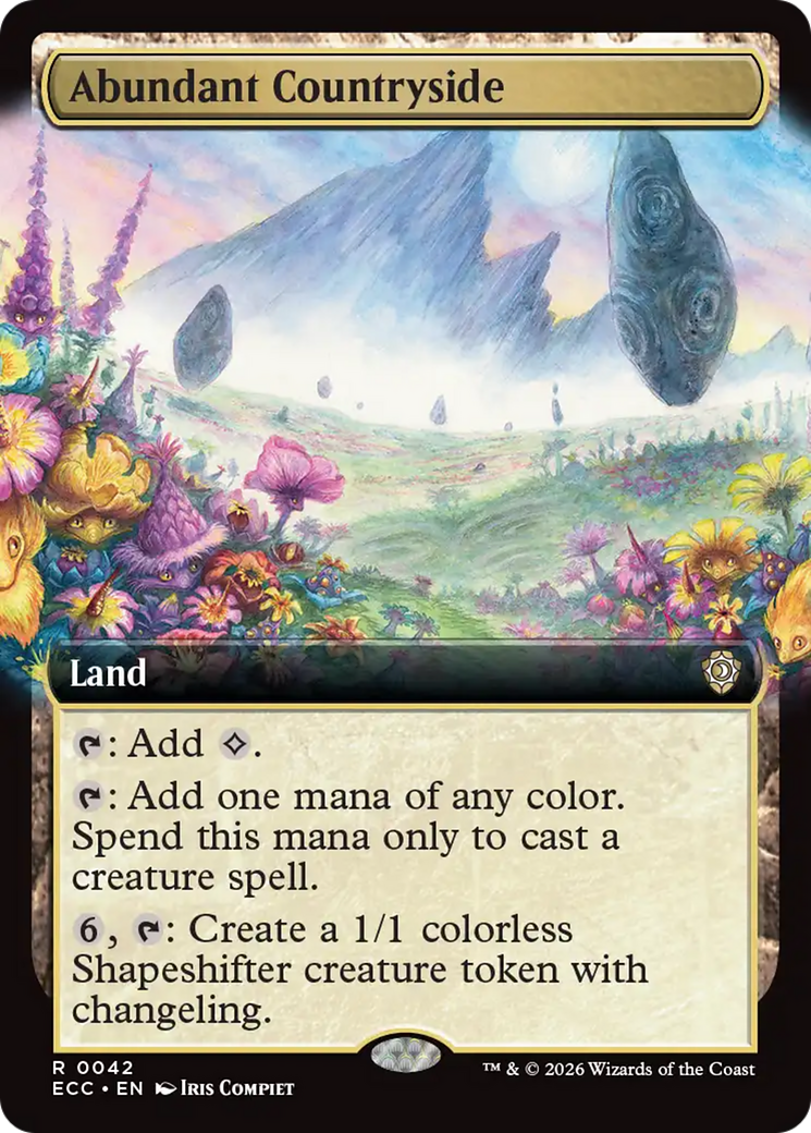 Abundant Countryside (Extended Art) [Lorwyn Eclipsed Commander] | Gate City Games LLC