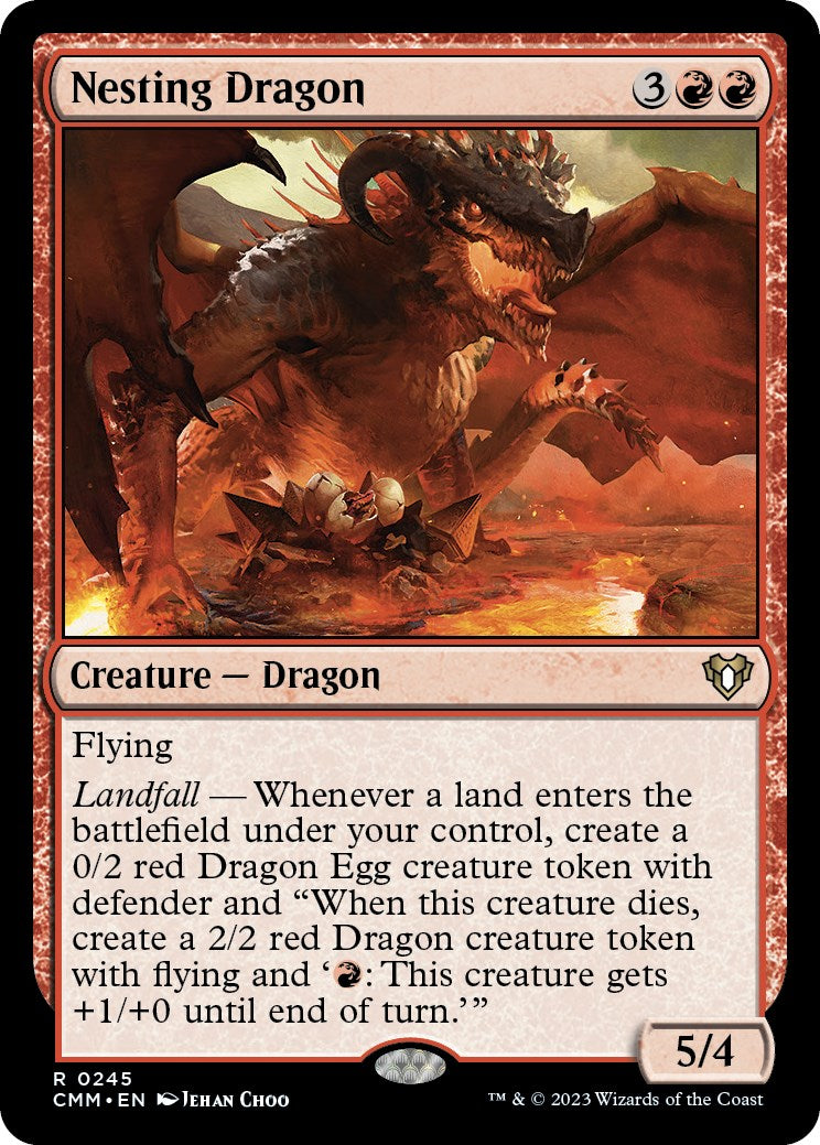 Nesting Dragon [Commander Masters] | Gate City Games LLC