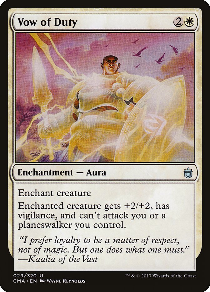 Vow of Duty [Commander Anthology] | Gate City Games LLC