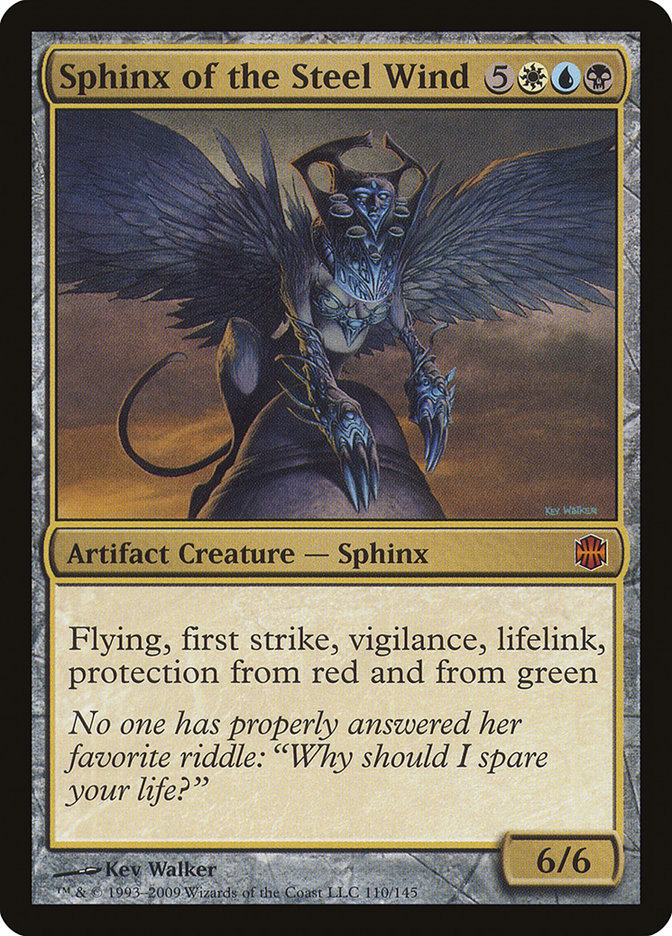 Sphinx of the Steel Wind [Alara Reborn] | Gate City Games LLC