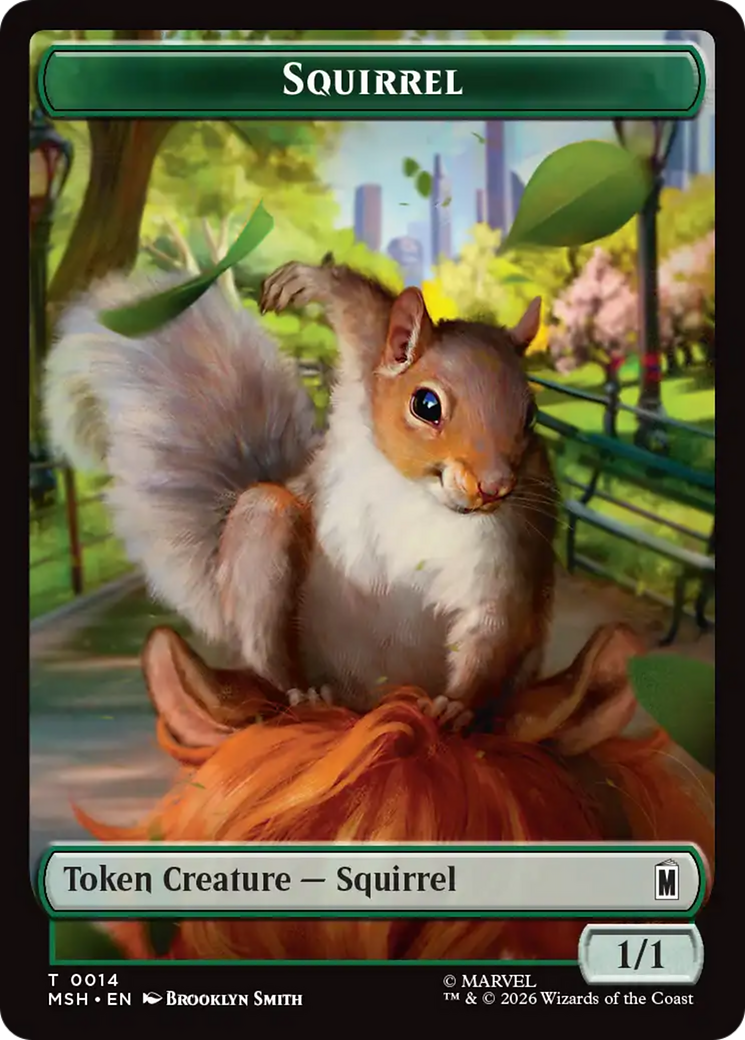 Galactus // Squirrel Double-Sided Token [Marvel Super Heroes Tokens] | Gate City Games LLC