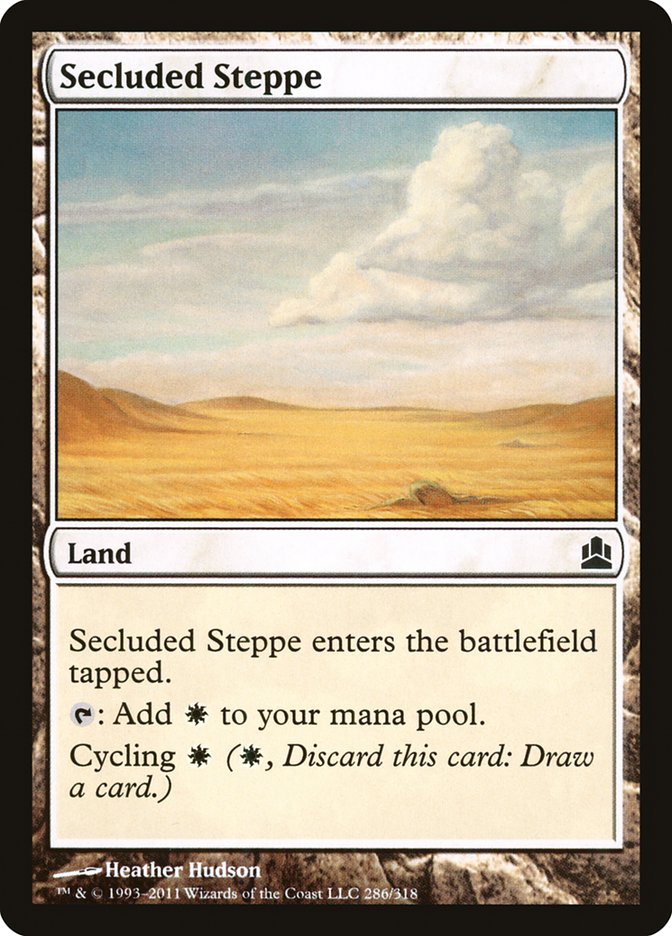 Secluded Steppe [Commander 2011] | Gate City Games LLC
