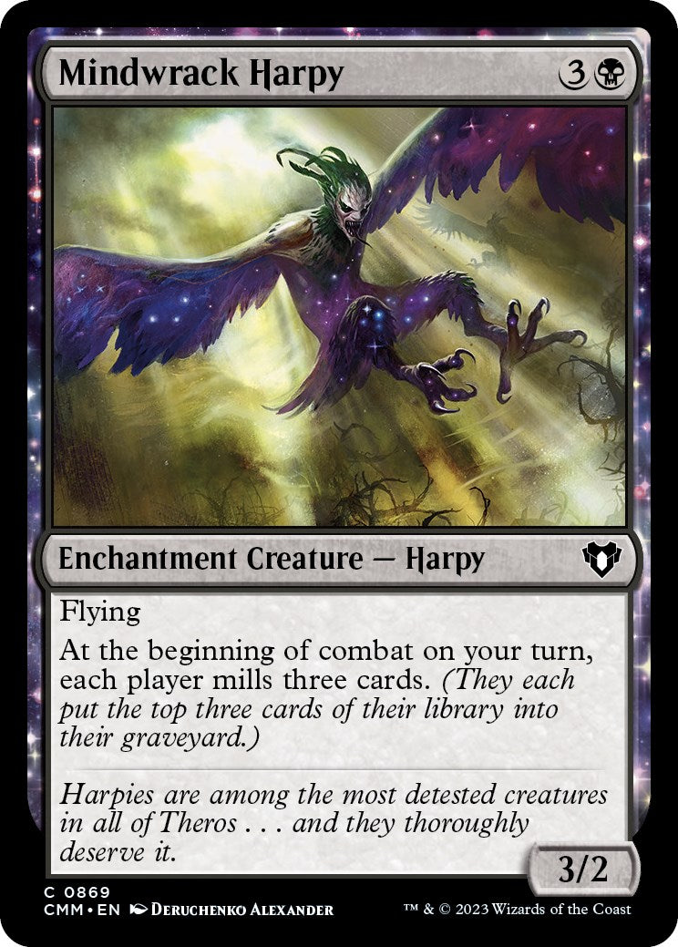 Mindwrack Harpy [Commander Masters] | Gate City Games LLC