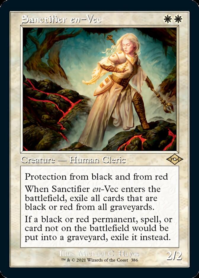 Sanctifier en-Vec (Retro Foil Etched) [Modern Horizons 2] | Gate City Games LLC