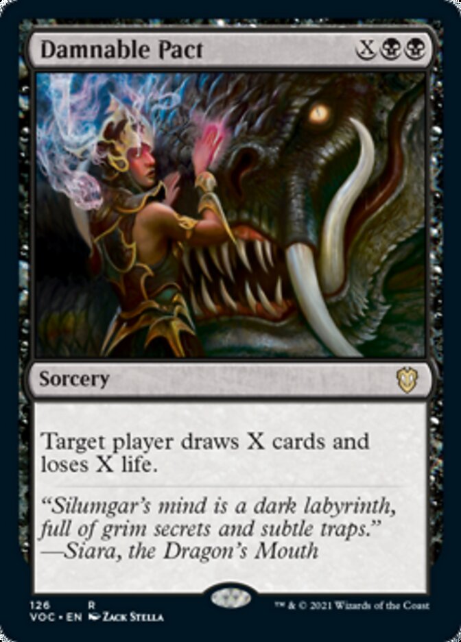 Damnable Pact [Innistrad: Crimson Vow Commander] | Gate City Games LLC