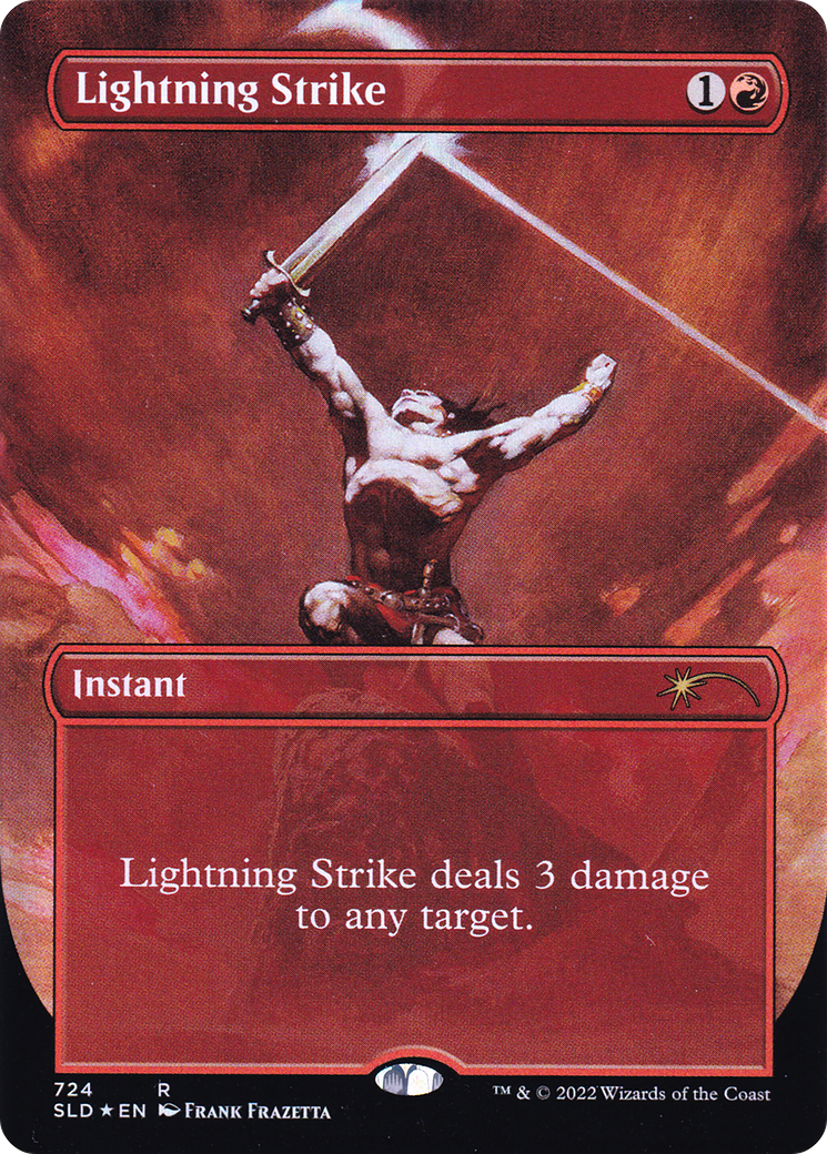 Lightning Strike (Borderless) [Secret Lair Drop Promos] | Gate City Games LLC