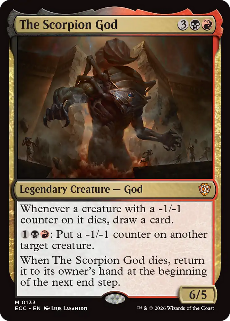 The Scorpion God [Lorwyn Eclipsed Commander] | Gate City Games LLC