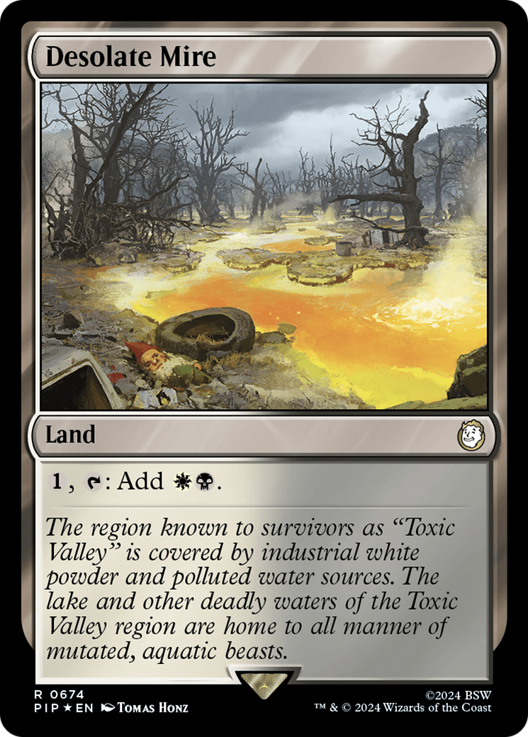 Desolate Mire (Surge Foil) [Fallout] | Gate City Games LLC