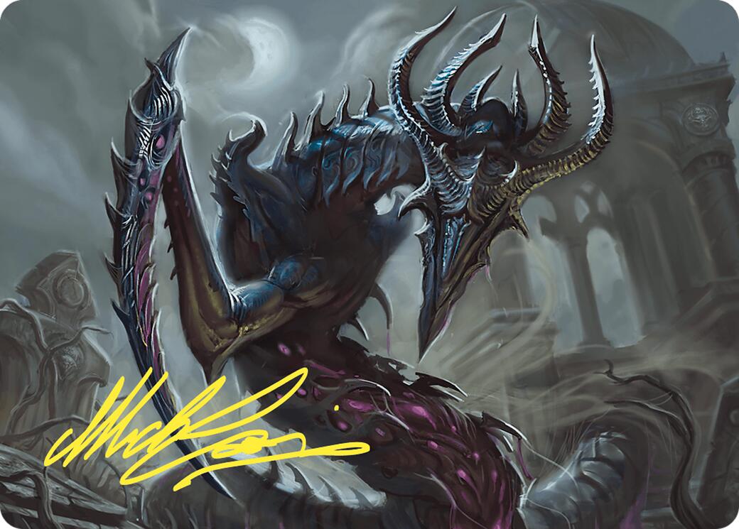 Crypt Sliver Art Card (Gold-Stamped Signature) [Commander Masters Art Series] | Gate City Games LLC