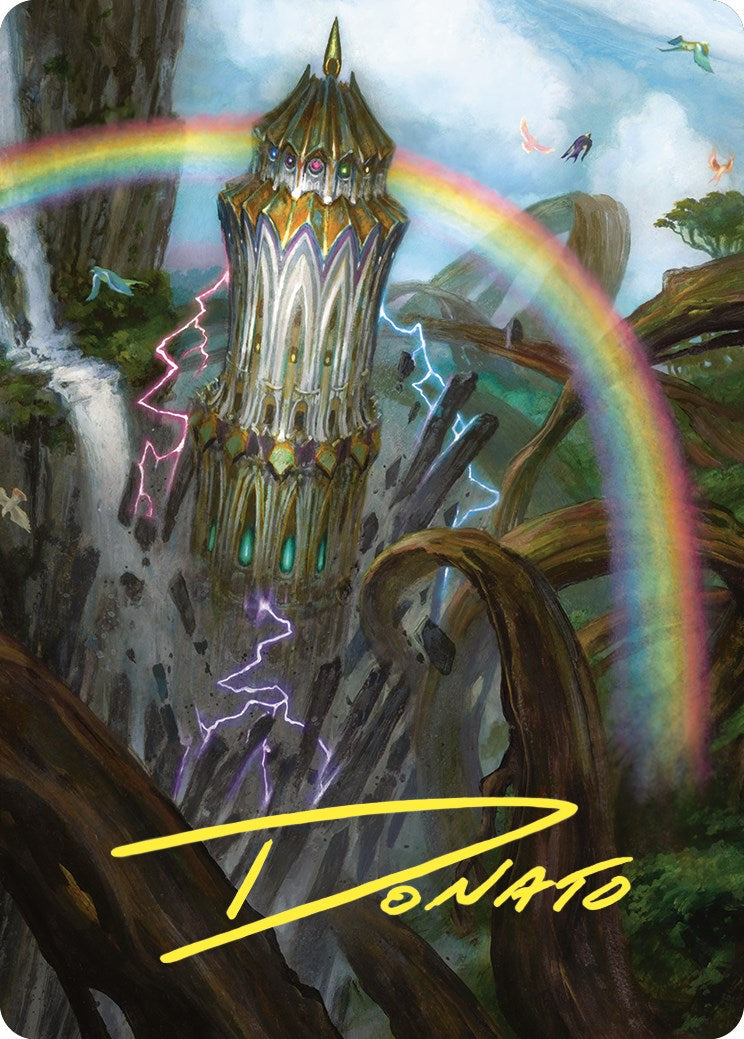 Command Tower Art Card (Gold-Stamped Signature) [Commander Masters Art Series] | Gate City Games LLC