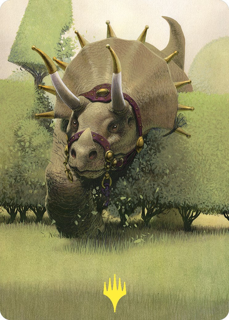 Regal Behemoth Art Card (Gold-Stamped) [Commander Masters Art Series] | Gate City Games LLC