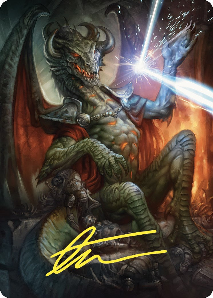 Deflecting Swat Art Card (Gold-Stamped Signature) [Commander Masters Art Series] | Gate City Games LLC