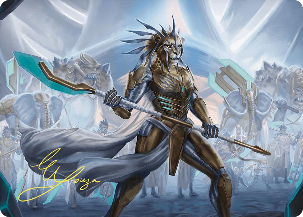 Kemba, Kha Regent Art Card (Gold-Stamped Signature) [Commander Masters Art Series] | Gate City Games LLC