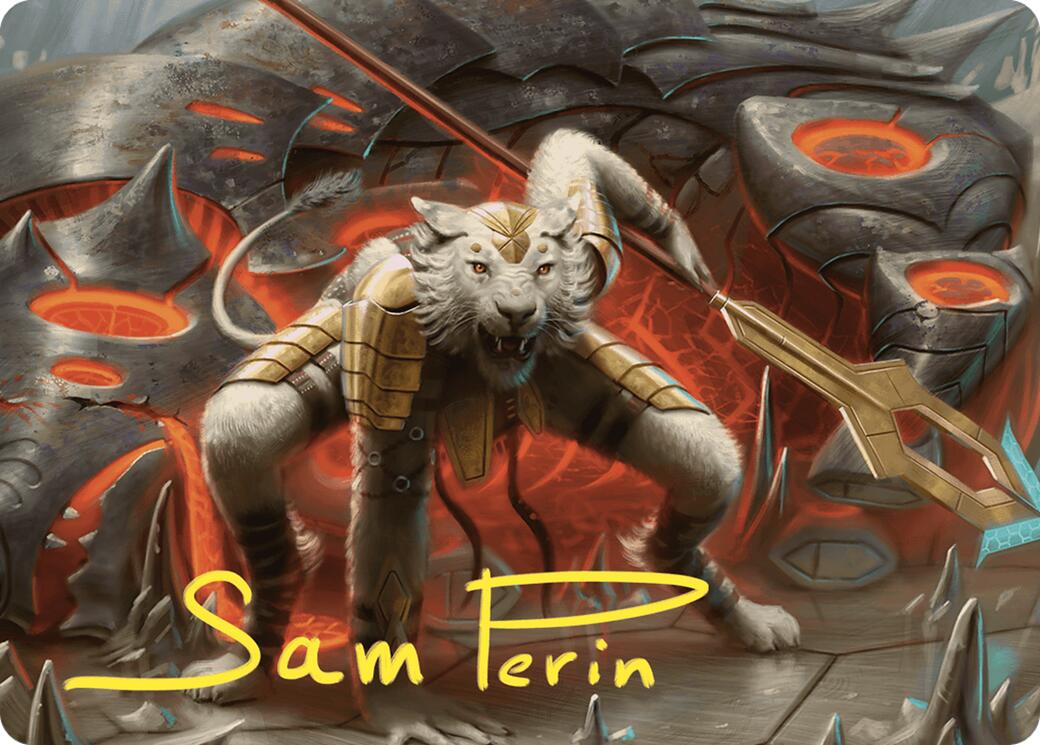 Sunspear Shikari Art Card (Gold-Stamped Signature) [Commander Masters Art Series] | Gate City Games LLC