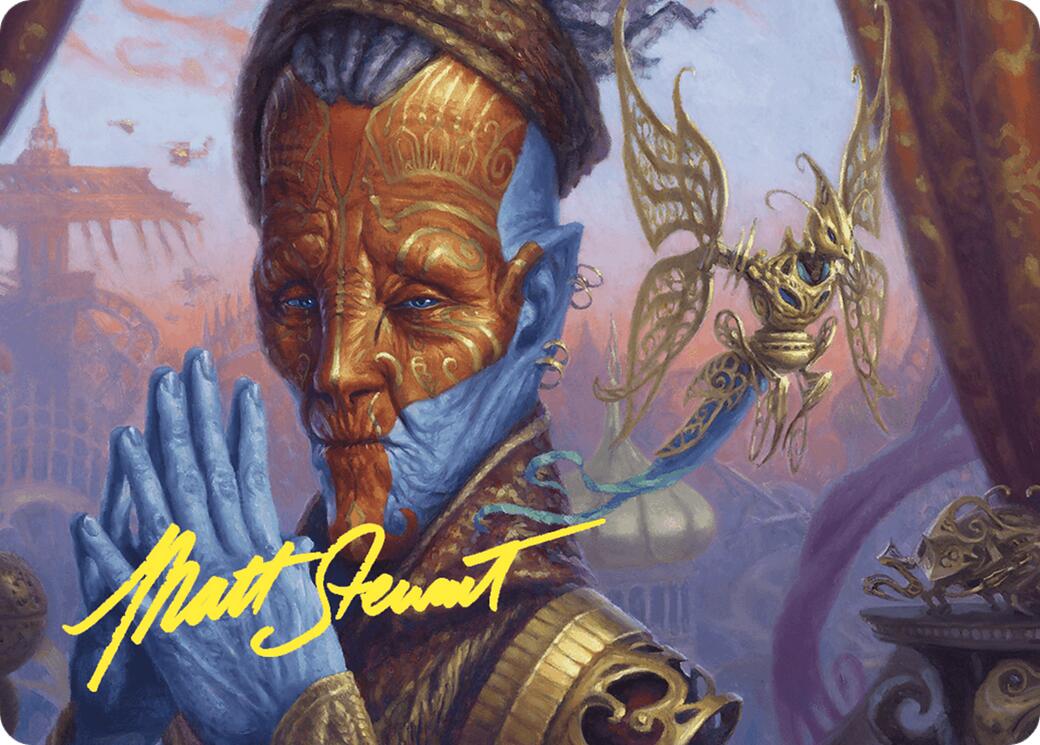 Padeem, Consul of Innovation Art Card (Gold-Stamped Signature) [Commander Masters Art Series] | Gate City Games LLC