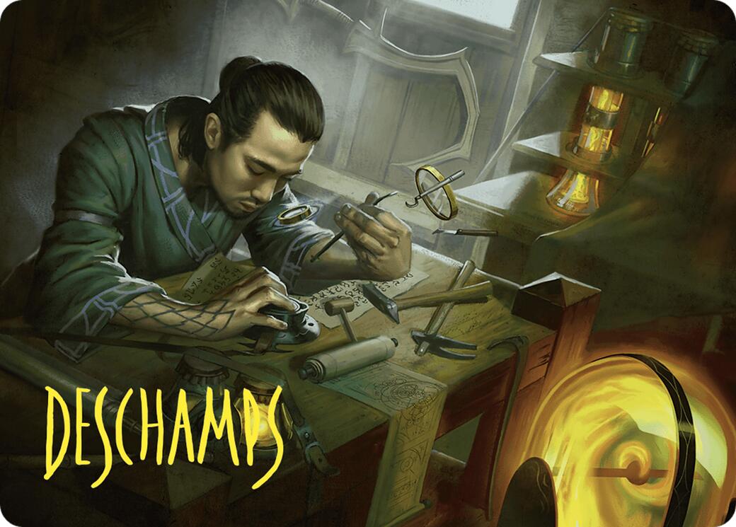 Renowned Weaponsmith Art Card (Gold-Stamped Signature) [Commander Masters Art Series] | Gate City Games LLC