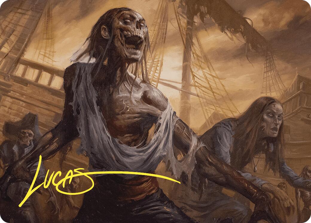 Rise from the Tides Art Card (Gold-Stamped Signature) [Commander Masters Art Series] | Gate City Games LLC