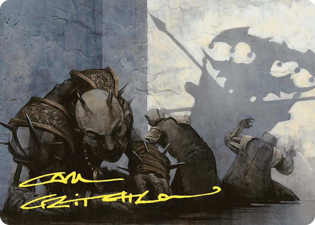 Decree of Pain Art Card (Gold-Stamped Signature) [Commander Masters Art Series] | Gate City Games LLC