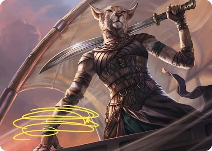 Mirri, Weatherlight Duelist Art Card (Gold-Stamped Signature) [Commander Masters Art Series] | Gate City Games LLC