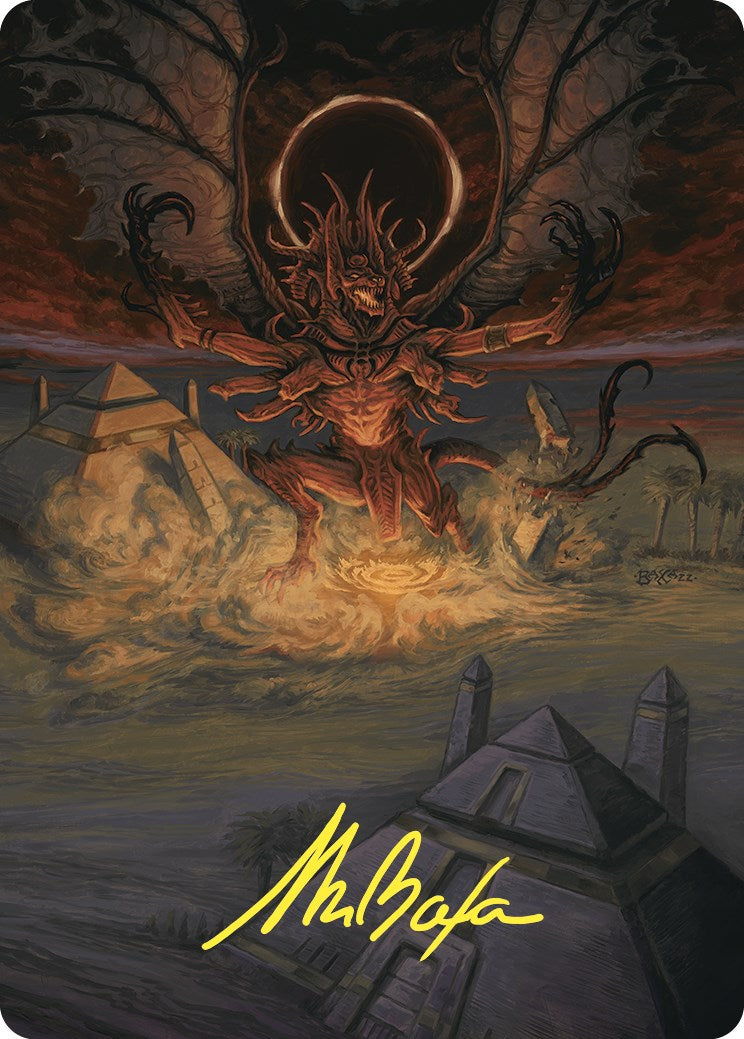 Dread Return Art Card (Gold-Stamped Signature) [Commander Masters Art Series] | Gate City Games LLC