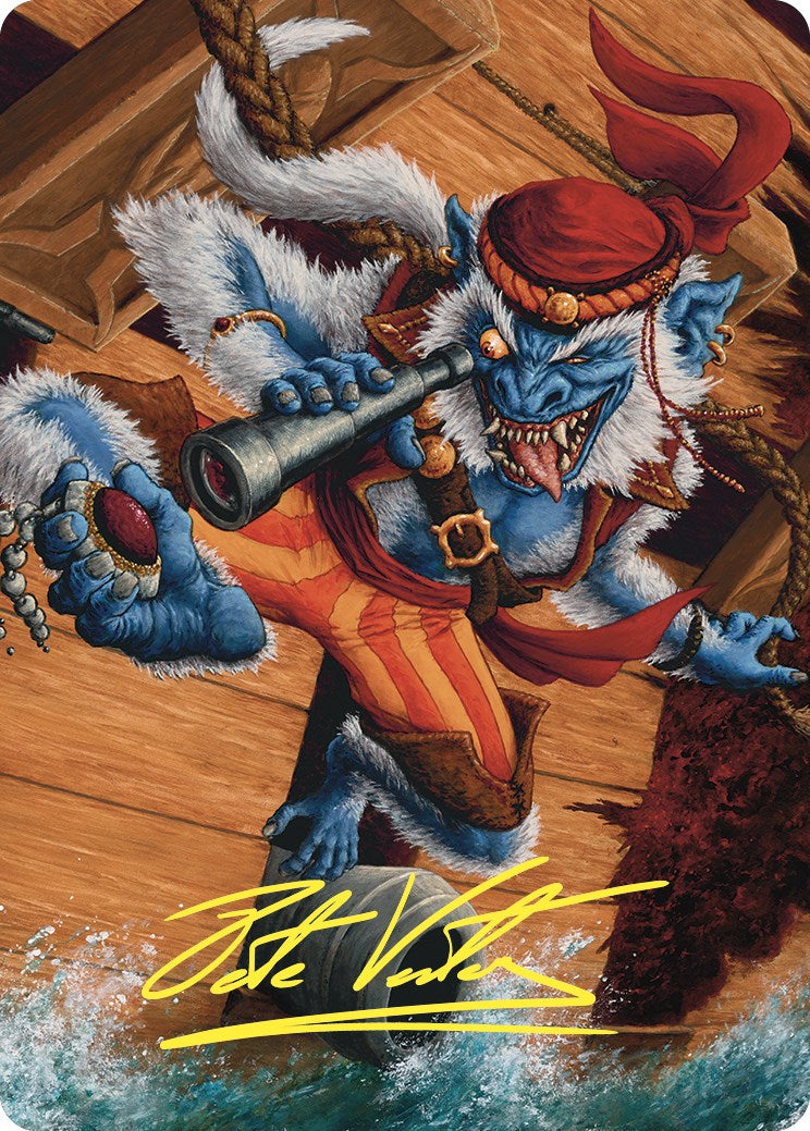 Treasure Nabber Art Card (Gold-Stamped Signature) [Commander Masters Art Series] | Gate City Games LLC
