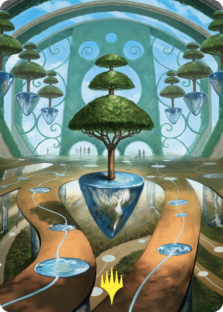 Rejuvenating Springs Art Card (Gold-Stamped) [Commander Masters Art Series] | Gate City Games LLC