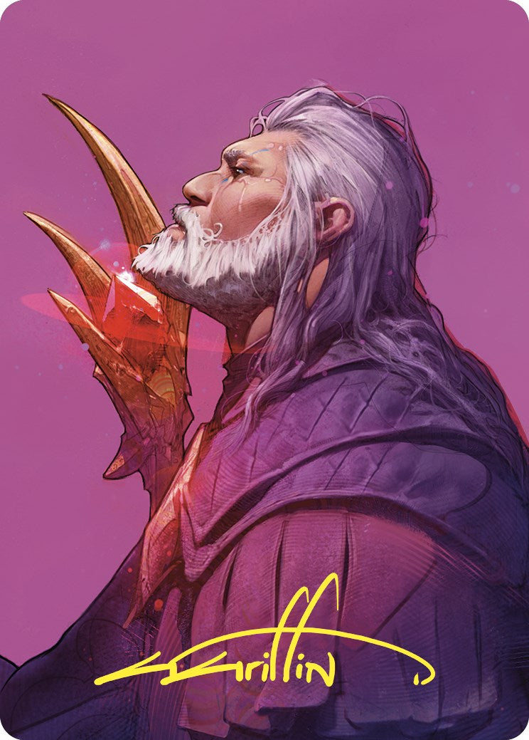 Urza, Lord High Artificer Art Card (Gold-Stamped Signature) [Commander Masters Art Series] | Gate City Games LLC