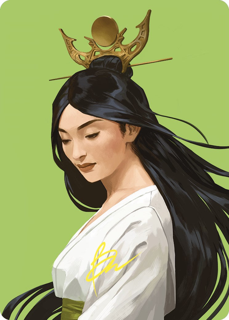 Azusa, Lost but Seeking Art Card (Gold-Stamped Signature) [Commander Masters Art Series] | Gate City Games LLC