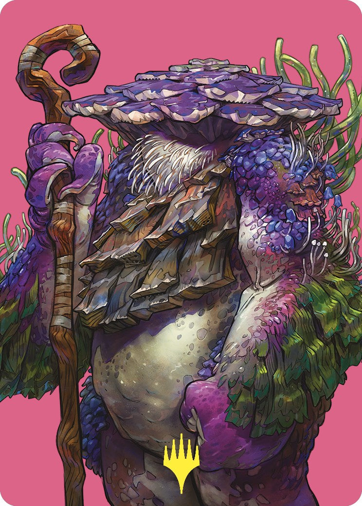 Slimefoot, the Stowaway Art Card (Gold-Stamped) [Commander Masters Art Series] | Gate City Games LLC