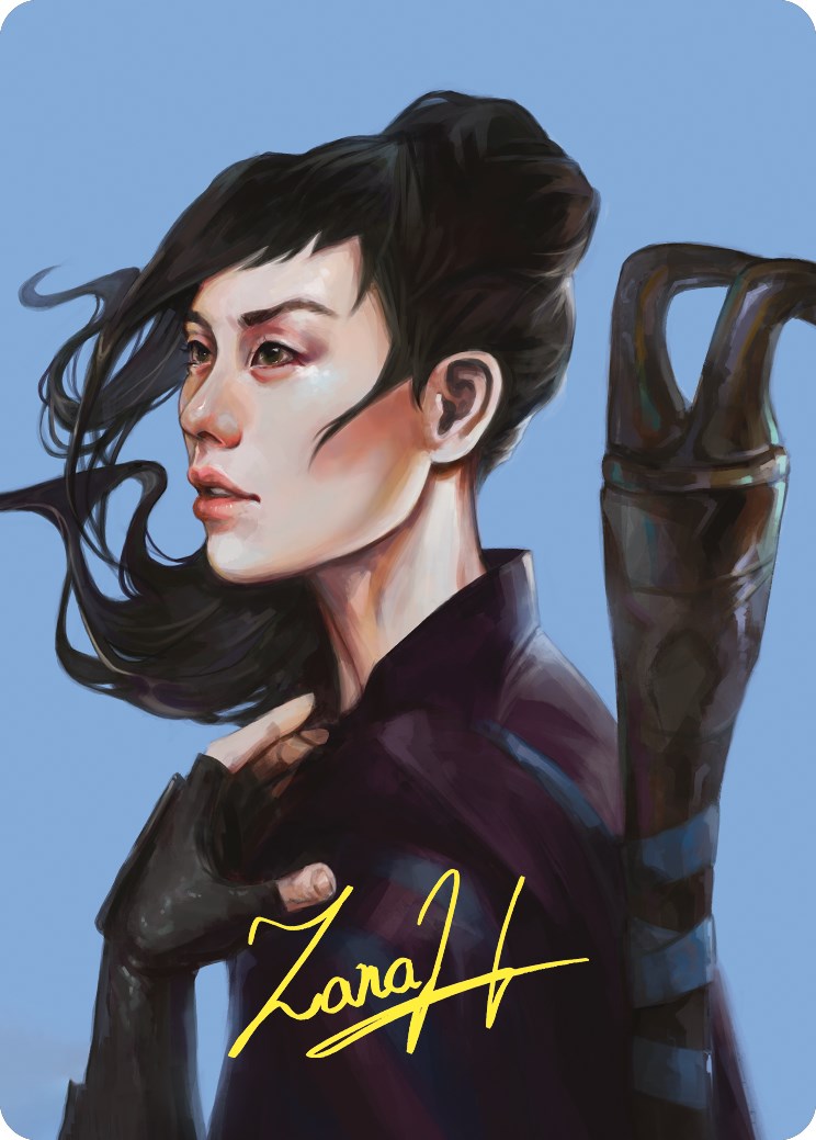 Yuriko, the Tiger's Shadow Art Card (Gold-Stamped Signature) [Commander Masters Art Series] | Gate City Games LLC