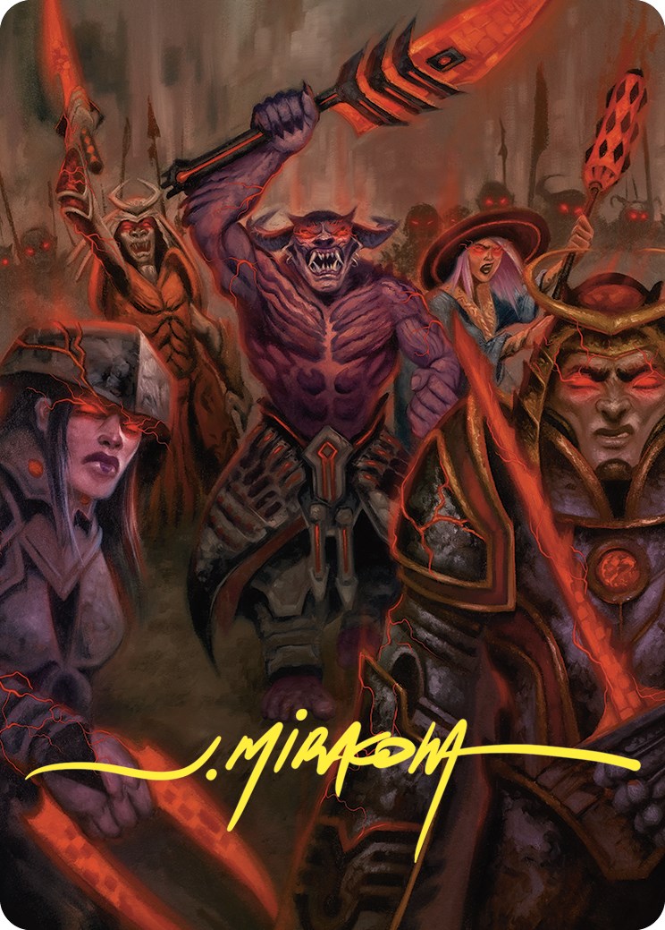 Insurrection Art Card (Gold-Stamped Signature) [Commander Masters Art Series] | Gate City Games LLC