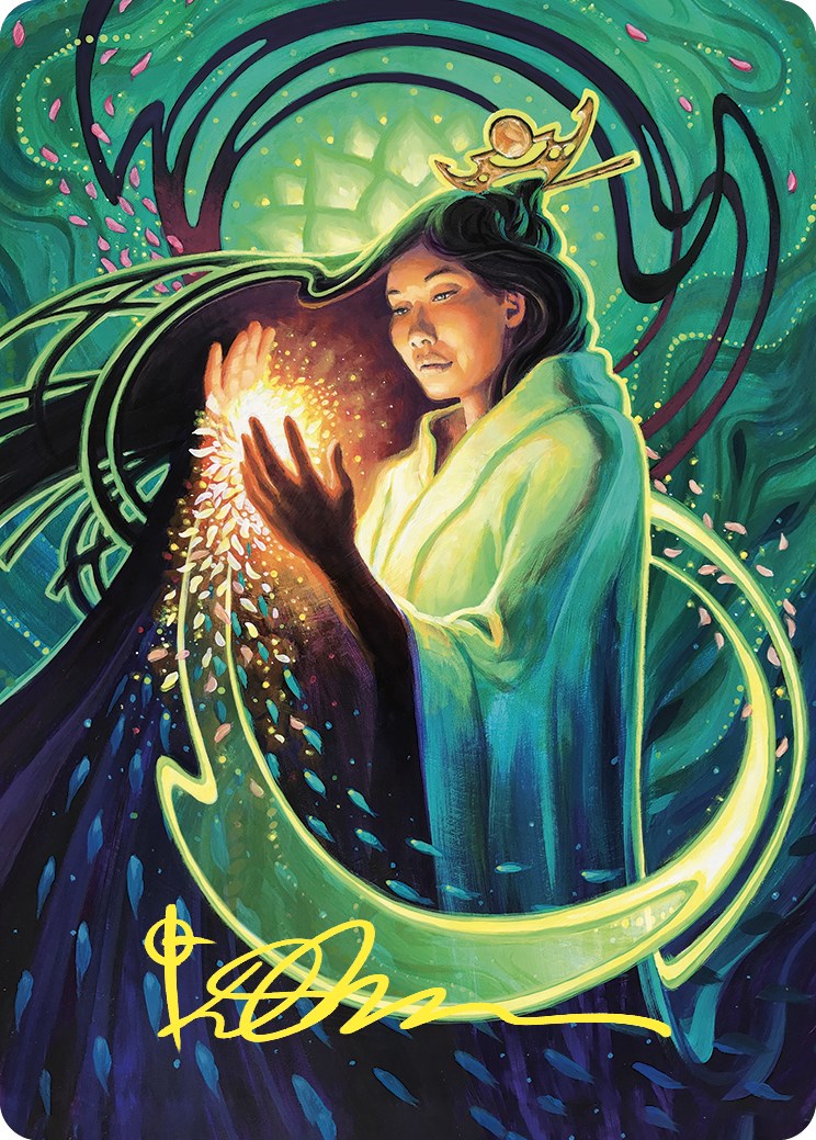 Obscuring Haze Art Card (Gold-Stamped Signature) [Commander Masters Art Series] | Gate City Games LLC