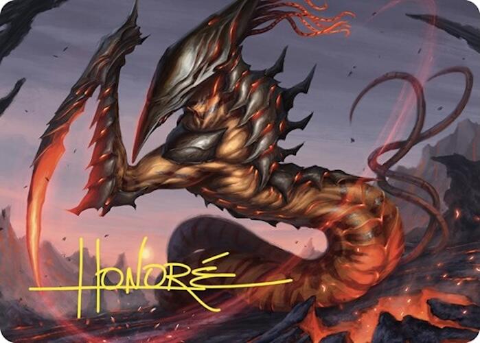 Blade Sliver Art Card (Gold-Stamped Signature) [Commander Masters Art Series] | Gate City Games LLC