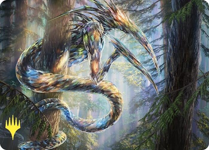 Gemhide Sliver Art Card (Gold-Stamped) [Commander Masters Art Series] | Gate City Games LLC