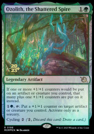 Ozolith, the Shattered Spire [March of the Machine Prerelease Promos] | Gate City Games LLC