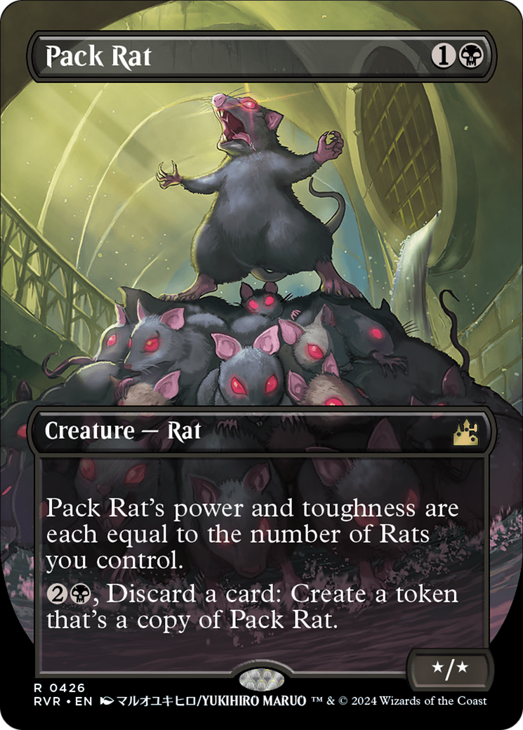 Pack Rat (Anime Borderless) [Ravnica Remastered] | Gate City Games LLC