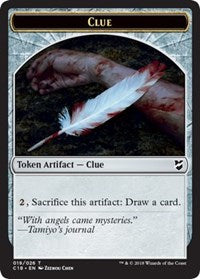 Clue // Construct (021) Double-Sided Token [Commander 2018 Tokens] | Gate City Games LLC