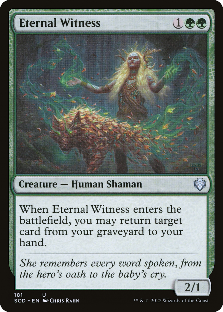 Eternal Witness [Starter Commander Decks] | Gate City Games LLC
