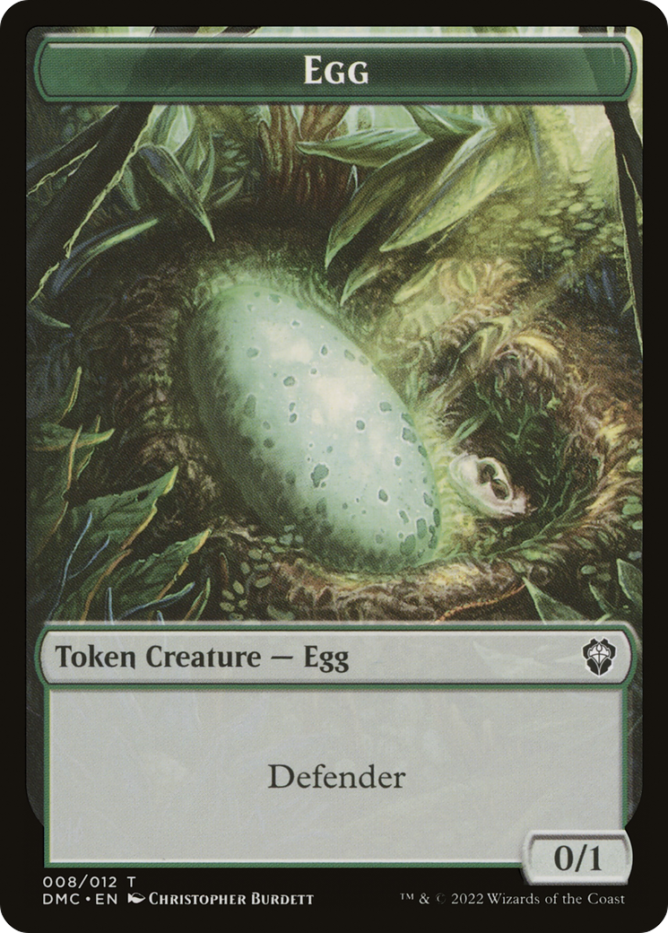 Treasure // Egg Double-Sided Token [Secret Lair Drop Series] | Gate City Games LLC