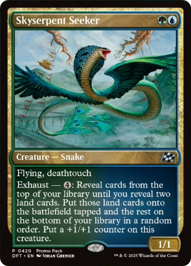 Skyserpent Seeker [Aetherdrift Promos] | Gate City Games LLC