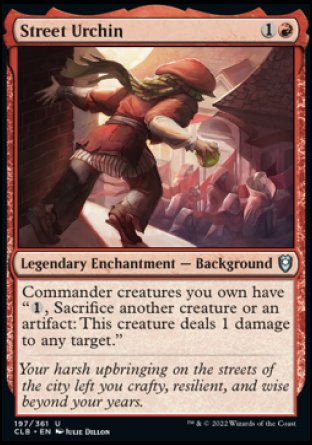 Street Urchin [Commander Legends: Battle for Baldur's Gate] | Gate City Games LLC