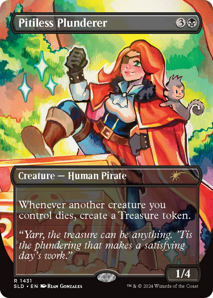 Pitiless Plunderer (Rainbow Foil) [Secret Lair Drop Series] | Gate City Games LLC