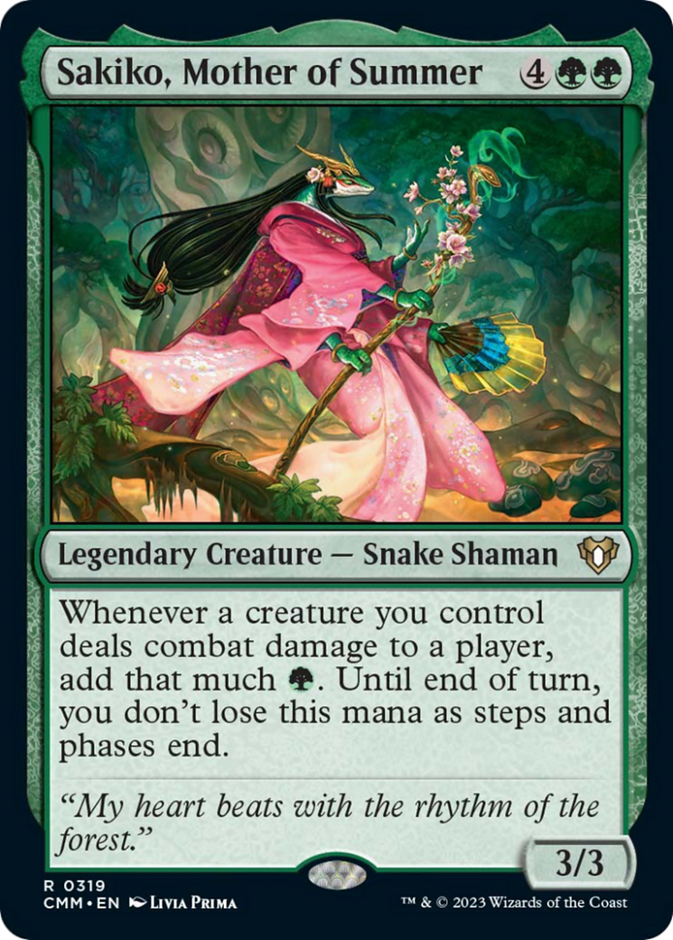 Sakiko, Mother of Summer [Commander Masters] | Gate City Games LLC